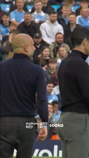 This match has gotten Pep Guardiola feeling all sorts 😅