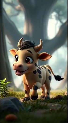 "Two cow friends story"