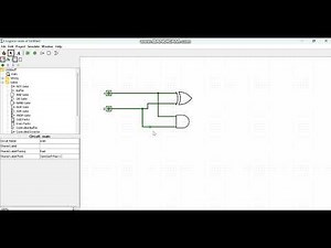 Construction of a Half Adder using Logisim