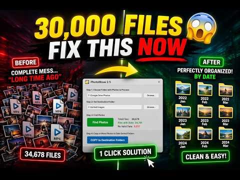 I Fixed 30,000+ Photos in 30 Minutes 😳 (Life Changing Trick)
