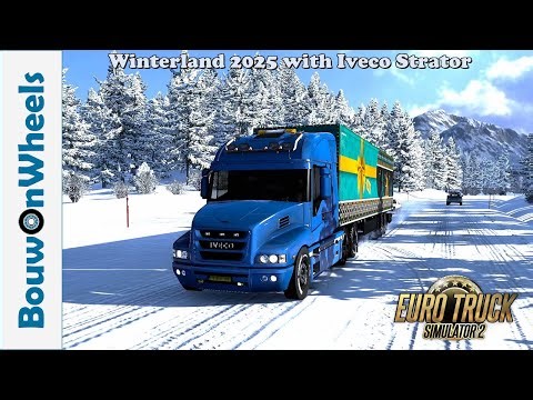 Euro Truck Simulator 2 || Gameplay | Winterland 2025 with Iveco Strator