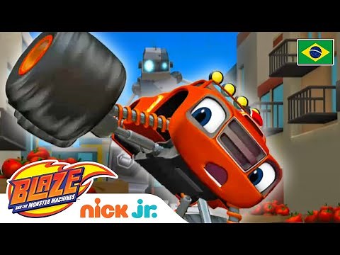 Blaze interrompe o robô | Blaze and the Monster Machines