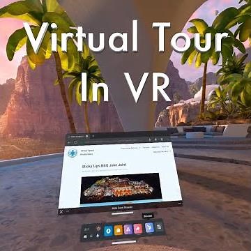 Virtual Space Productions Shows A Matterport Virtual Tour Experience Inside A Quest 2 VR Headset
