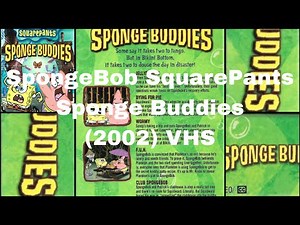 SpongeBob SquarePants Sponge Buddies (2002) VHS
