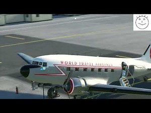 Microsoft Flight Simulator Vol en Douglas DC3, tuto démarrage