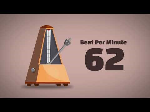 62 BPM Metronome [1Hour]