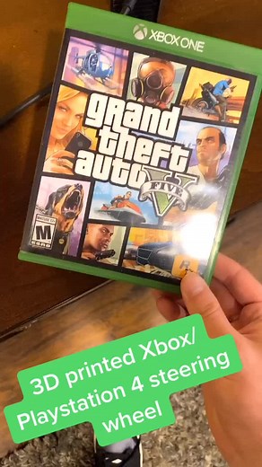 3D printed gaming steering wheel #fyp #foryou #foryoupage #3Dprinting #Gta