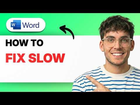 How to Fix Slow Microsoft Word [2026 Full Guide]