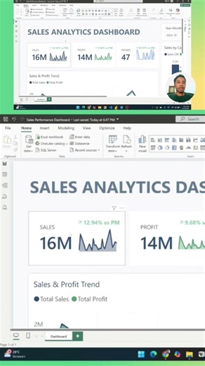 Step by Step Create Dynamic Dashboards in Power BI #powerbi #dax