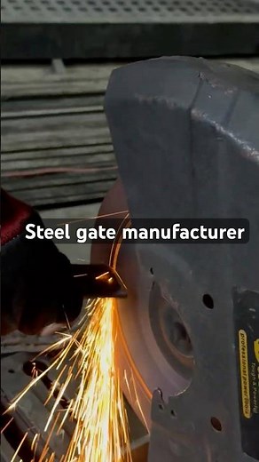 Crafting Steel Gates: The Welding Process Revealed