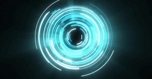 Hi Tech Futuristic Display Hud Circle Elements Loop Animation Alpha Channel, Hud Hologram Circle