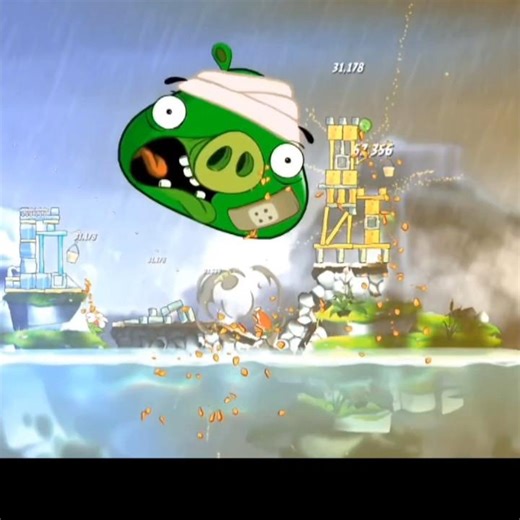 🔥 Boom Shot 💥 This Hit Destroyed the Boss! | Angry Birds #shorts