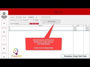 Easy_Fact : gestion facturation Partie #06 numérotation des factures