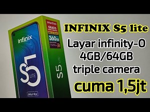 1,5jt layar Infinity O Display - Infinix S5 Lite unboxing