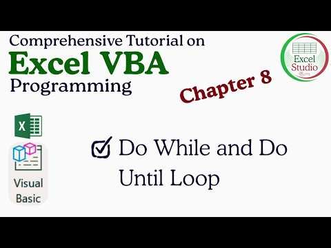 Do While and Do Until Loop in Excel VBA | Excel VBA Programming Tutorial(Chapter 8)