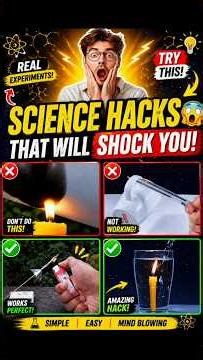 😱Science Hacks That Will Surprise You#lifehacks #dailyhacks #shorts