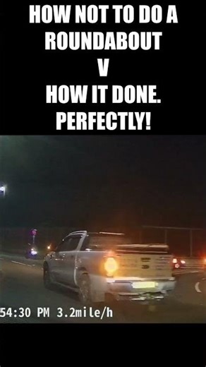 Not how to do a roundabout! #cyclist #DashCam #HGV #crash #Dangerous