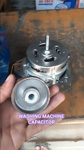 washing machine capacitor #spin motor and cpler #youtubeshorts #reels