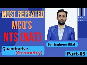 NTS NAT Past Papers MCQS Solved ǀǀ Quantitative Reasoning Geometry ǀǀ NTS Quantitative Reasoning
