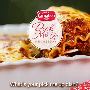 Share a GIF that shows how much you want this rich, savoury lasagna: http://spr.ly/6180yFwnI 😬 #carnationcaribbean #makeitwithlove #bakingismyhappyplace #pickmeupwednesday #lasagnarecipe | Carnation Caribbean
