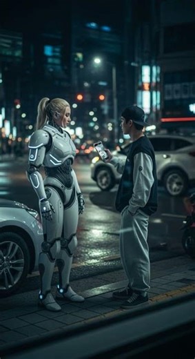 First Humanoid Robot Spotted on Korean Streets Watch the Future Now #robotics #AI #Korea