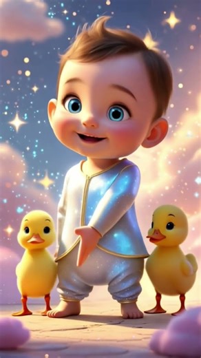 Cute Baby & Two Ducks Dancing Together 🦆👶💃 #dancevideo #funny #ducklingspro #cutebaby #babyduck