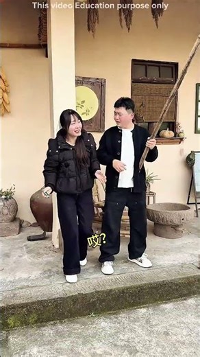 She Ran in Fear After Lighting the Firecracker… But Nothing Happened! 😲 #shortvideo