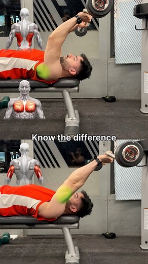 860K views · 1.8K reactions | ✅Pullover vs. Lying Triceps Extension...