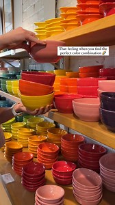 17K views · 264 reactions | One color combo we’re loving right now is Scarlet, Daffodil, Poppy, and Peony  Tell us which Fiesta colors are your favorite to combine! | Fiesta Dinnerware | Facebook