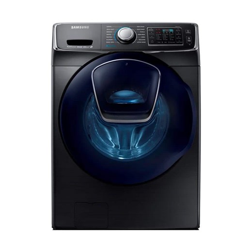 Samsung 4.5 cu. ft. High-Efficiency Front Load Washer with Steam and AddWash Door in Black Stainless, ENERGY STAR WF45K6500AV - The Home Depot