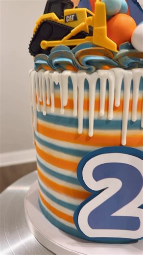 Blippi Birthday Cake for Larsyn's 2nd Birthday Celebration