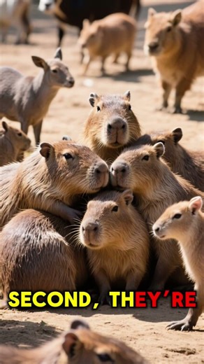 Why capy so chill? #fouryoupage #wildlife #animals