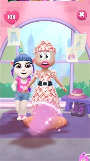 my talking Angela w gameplay #talkingtom #mytalkingangela2 #diycosplay #games #cosplay