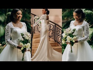 How to make a Mermaid Wedding Dress with Cut Together Train