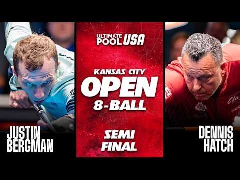 Justin Bergman vs Dennis Hatch | Semi Final | Kansas City 8-Ball Open 2026