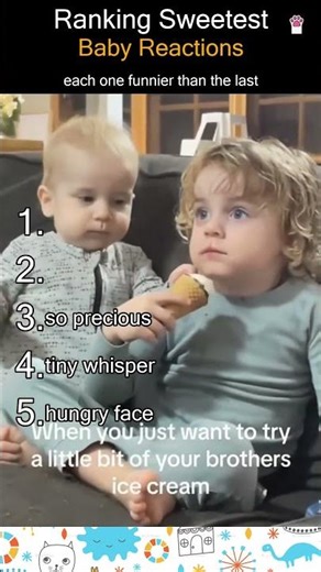 Ranking the cutest baby reactions of all time