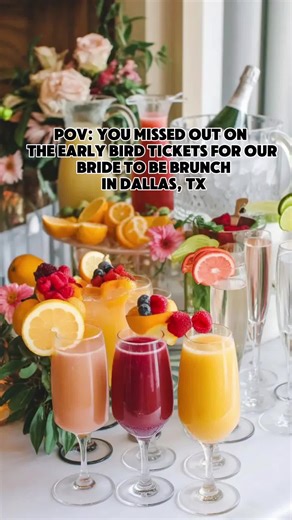 Don't miss out on the early bird tickets ends this Thursday 3/4/26! #bridetobe #dallas #brunch #wedding #fiance