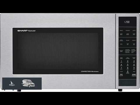 SHARP SMC1585KS Convection Countertop Microwave Oven with Removeable 15.4" Carousel
