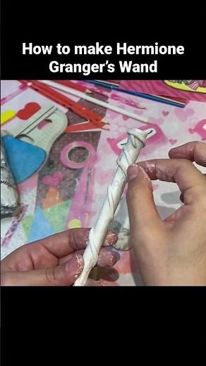 ⚡️Harry Potter DIY: Hermione Granger’s Wand #harrypotter