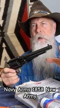 1858 New Army Cap and Ball Revolver Refinished #mountainman #capandball