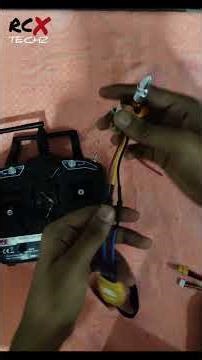 How to connect bldc motor to Transmitter? / fs ct6b transmitter #shorts#motor#rctechz