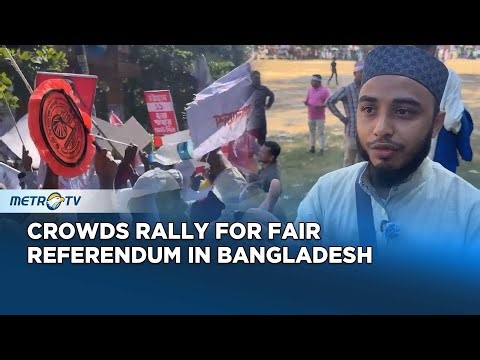Mass Rally In Chittagong Demands Referendum Before National Elections
