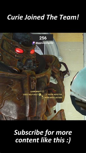 🤖💙 Fallout 4 — Curie Joins the Team!