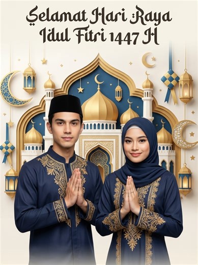 Cara Membuat Ucapan idul Fitri dengan AI dan Wajah Sendiri. Klik Link bio untuk akses Aplikasinya #ucapanidulfitri