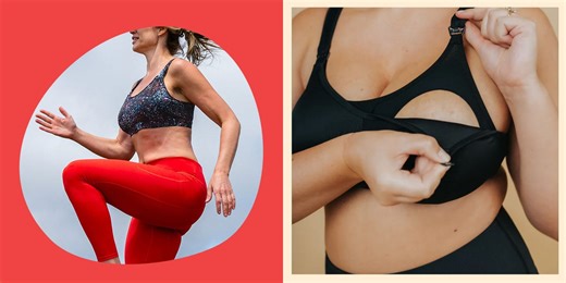 This Nursing Sports Bra Makes Breastfeeding Between Workouts Easy, Say Active Moms