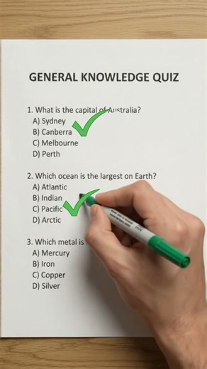 3 Easy General Knowledge Questions Most People Get Wrong😲🤔