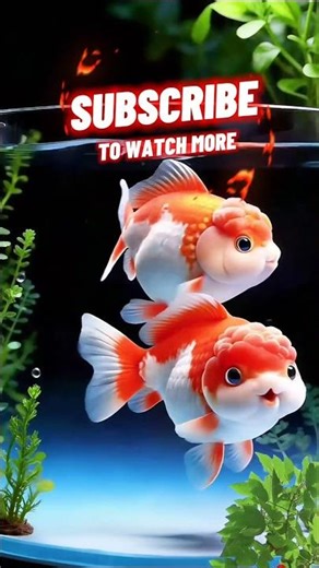 Cutest Ranchu Goldfish Ever😍Rare Fancy Goldfish in Aquarium#Ranchu #Goldfish #Aquarium #FishLovers