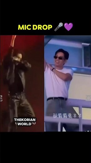 mic drop performance taehyung 🎤💜 #bts #the_korian_world