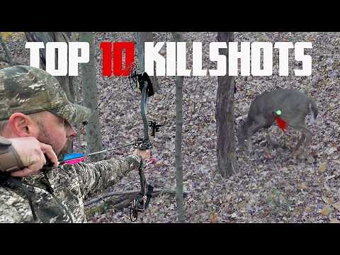 THE 10 BEST ARCHERY WHITETAIL KILLSHOTS EVER!