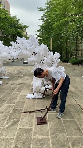 Wedding Decor: Cherry Blossom Tree Arch Backdrop